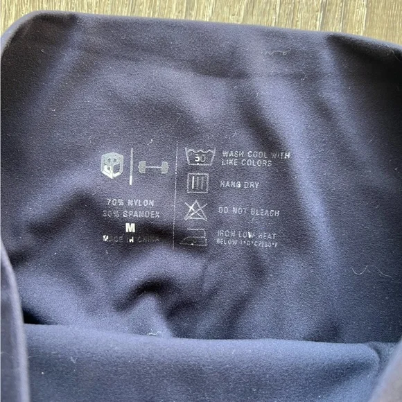 Born Primitive Navy Blue Barbella Collaboration Workout Leggings Size Medium - Picture 6 of 6